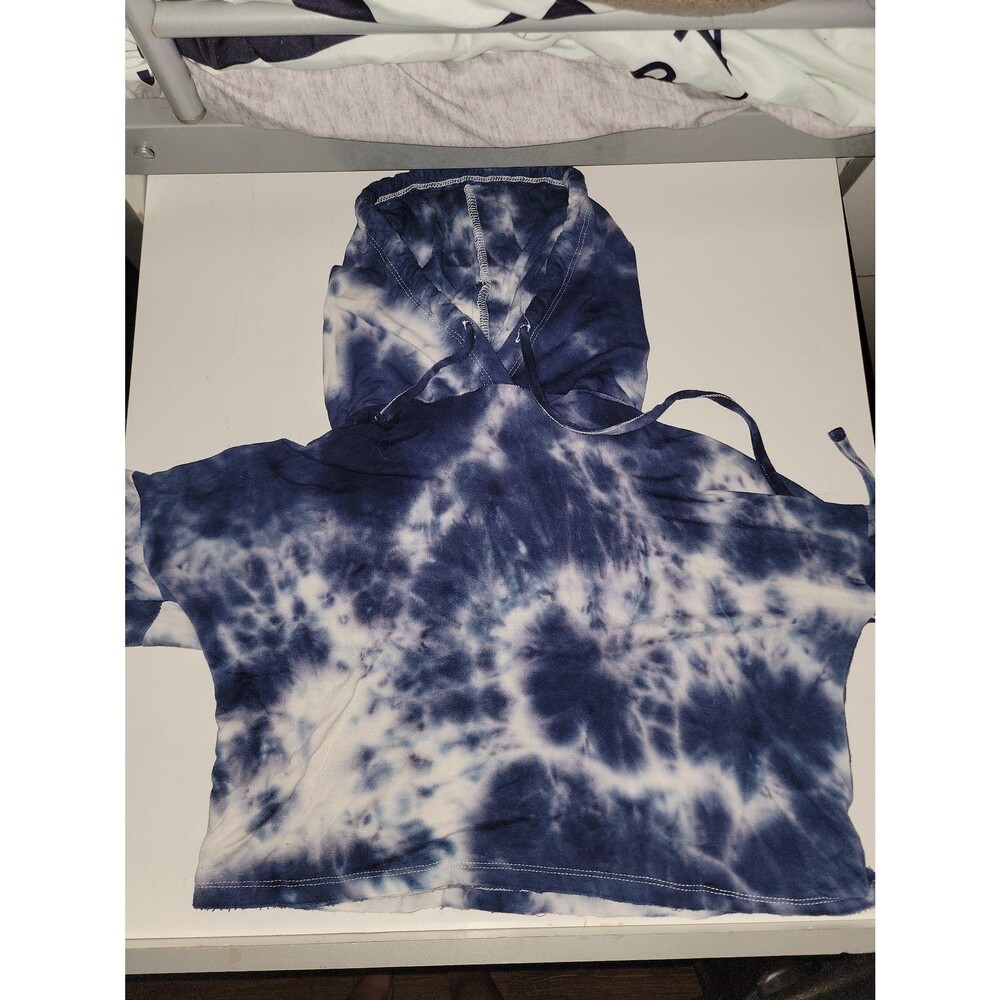 Cropped Tie Dye Hoodie